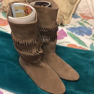 7 for all Mankind suede boots Size 10M